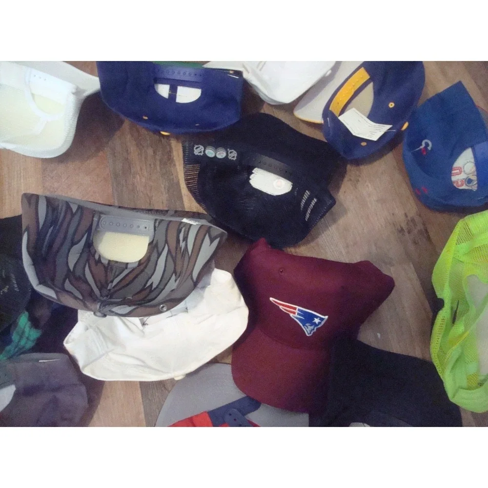 15 HATS LOT NFL‎ NBA 90S NHL RARE CAPS SNAPBACK  HAT CAP VINTAGE DEADSTOCK R1
